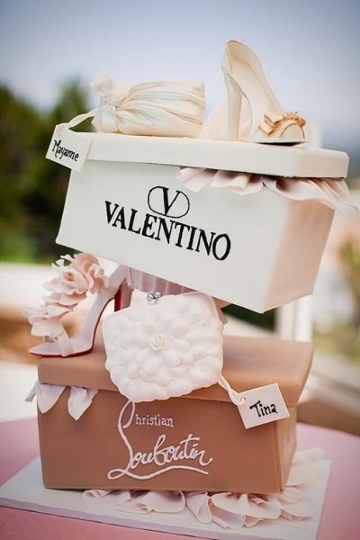 wedding cake original shoe addict girl