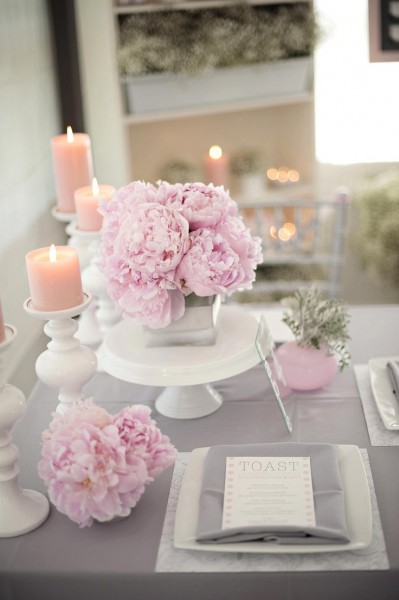 planche inspiration mariage rose gris 