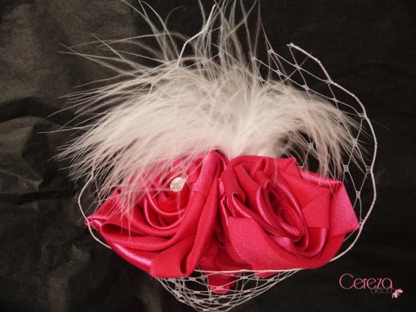 boutonniere mariage original fleurs fuchsia fabrication francaise Mademoiselle Cereza Deco