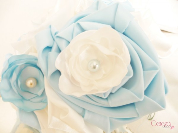 bouquet de mariée éternel à garder bleu ciel ivoire Cereza deco 3