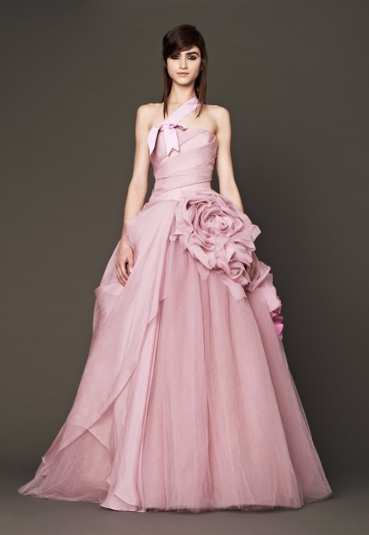 robe de mariee rose nessa vera wang Mademoiselle Cereza blog mariage