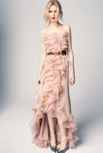 NINA RICCI PRE-FALL 2012 IN BLUSH & BLACK robe mariée rose poudre noir black blush Mademoiselle Cereza blog mariage