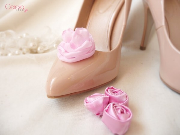 bijoux de chaussure pivoine & boutons de rose cereza deco 2