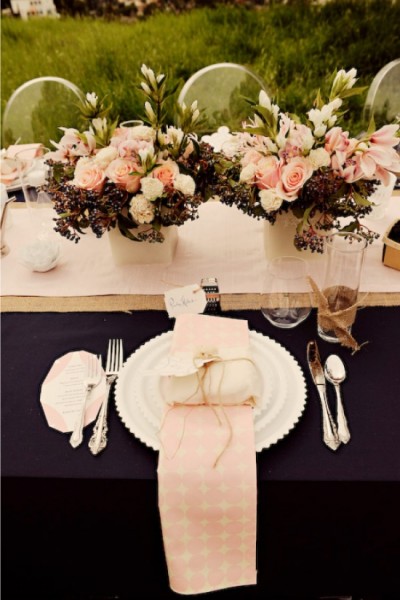 idee deco mariage poudre boudoir table Mademoiselle Cereza blog mariage