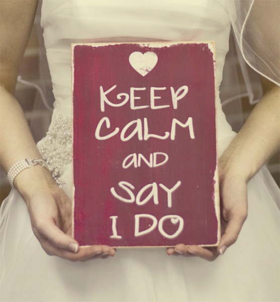 keep calm mariage and say i do Mademoiselle Cereza blog mariage