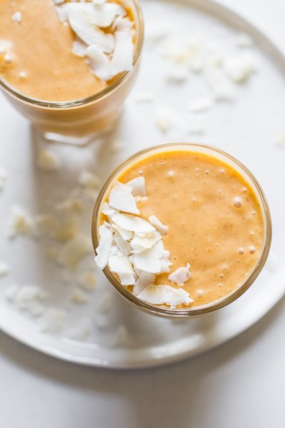 smoothie mangue pêche carotte