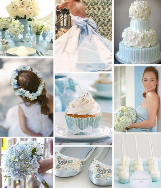 mariage ivoire bleu ciel planche inspiration deco chaussure robe wedding cake Mademoiselle Cereza blog mariage