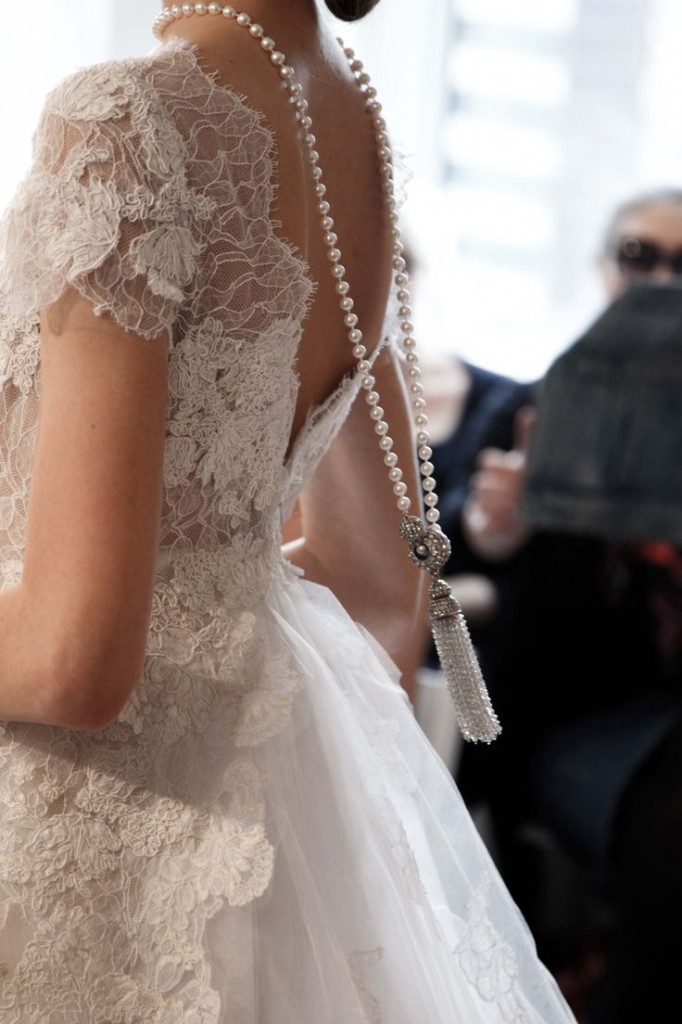 oscar de la renta bridal 2015 mariage dentelle Mademoiselle Cereza blog mariage