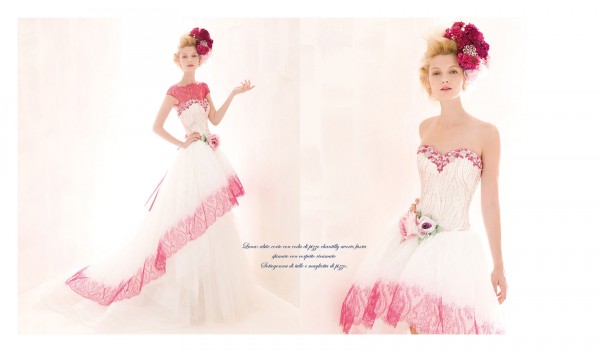 robe de mariee touche colorée haute couture atelier aimée Mademoiselle Cereza blog mariage