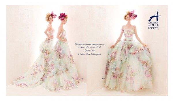 robe de mariee touche colorée haute couture atelier aimee Mademoiselle Cereza blog mariage