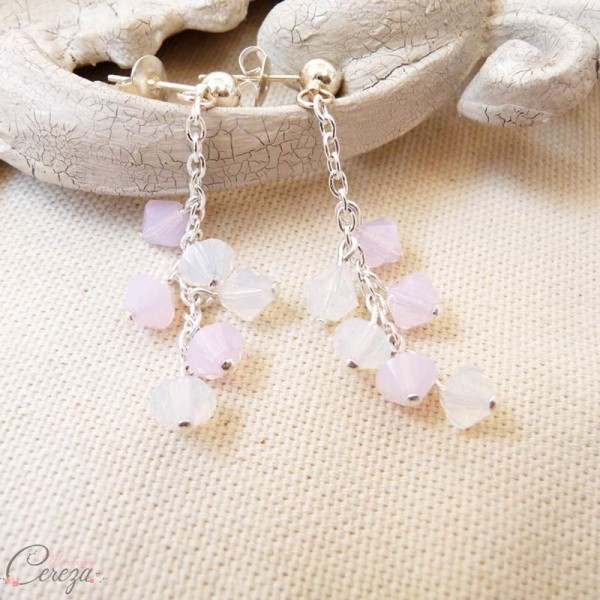 boucles oreille mariee perles personnalisable rose blanc cereza mademoiselle 4