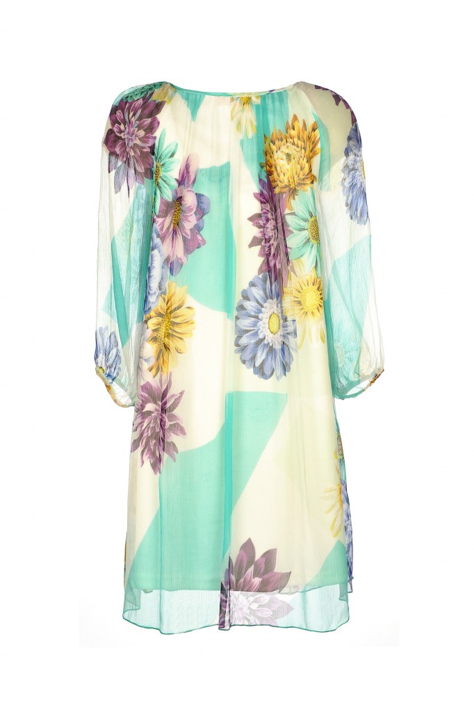 robe turquoise rene derhy bartavelle 2