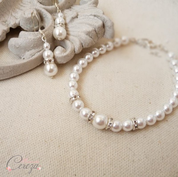 bijoux mariage personnalisables bracelet mariee perle strass cristal personnalisables mariage chic bijoux cereza mademoiselle 5