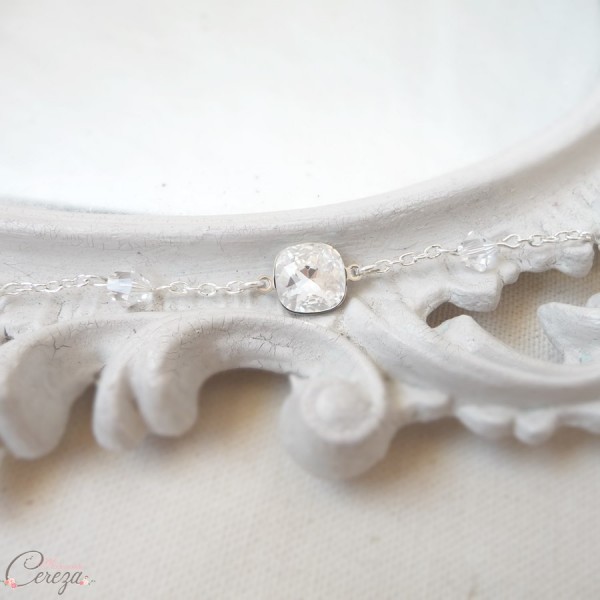 bijoux mariage personnalisables bracelet mariée strass cristal perles cristal cereza mademoiselle 3