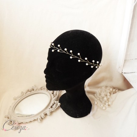 bijou de cheveux headband couronne perles mariee bijou de tete coiffure chic boheme cereza mademoiselle 8