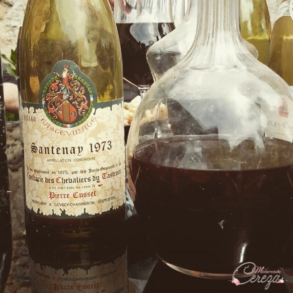 dégustation de vins grands cru de bourgogne santenay 1973