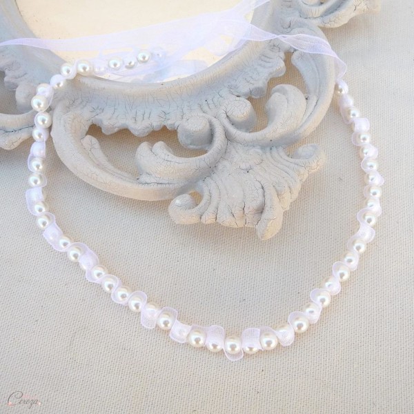 headband bijoux de tete mariée chic perle organza personnalisable cereza (21)