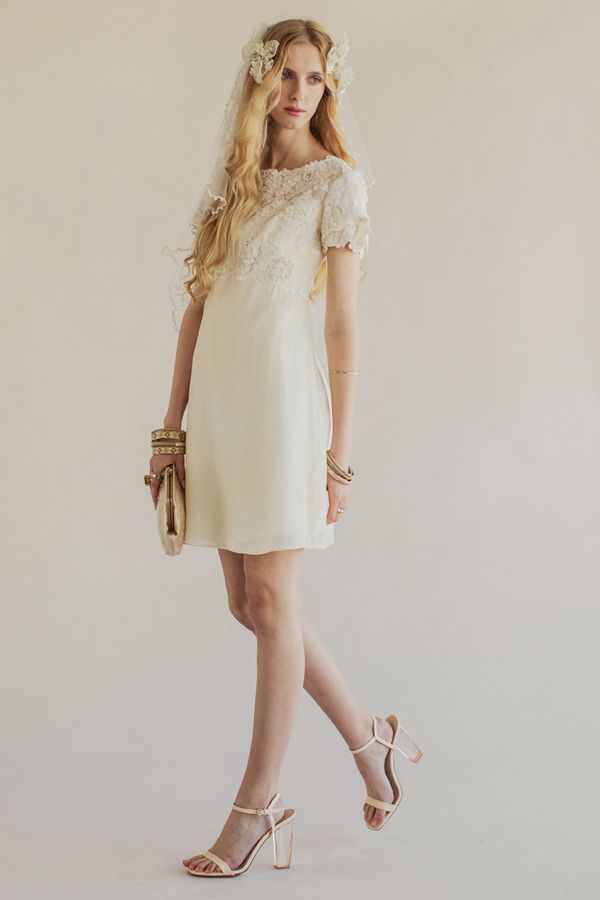 robe de mariée courte bohème vintage sélection stylée Crystal mini rue de seine