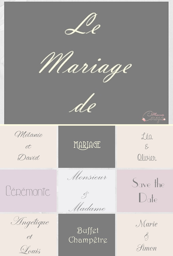 10 polices d'écriture pour votre mariage cereza mademoiselle blog mariage b
