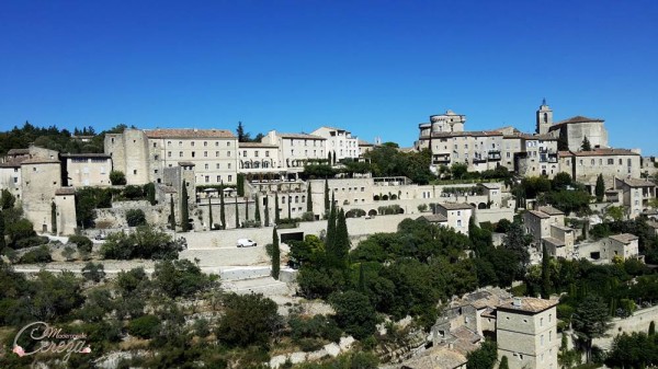 escapade en lubéron vue du village de Gordes