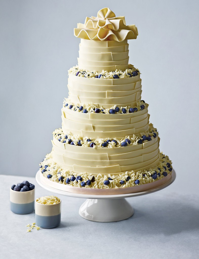 wedding cake idées mariage ivoire chocolat blanc ganache
