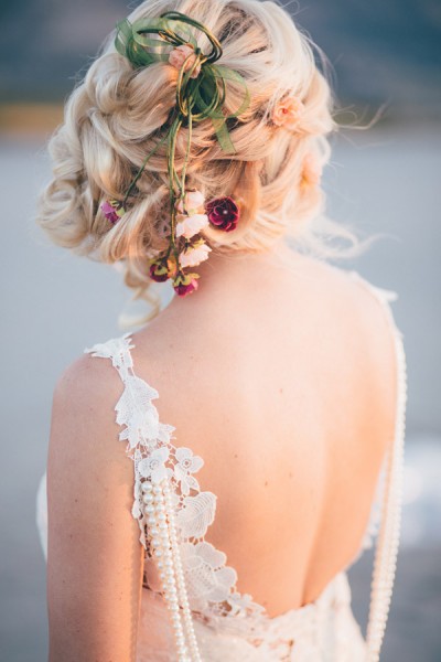 idée coiffure mariage chignon tressé