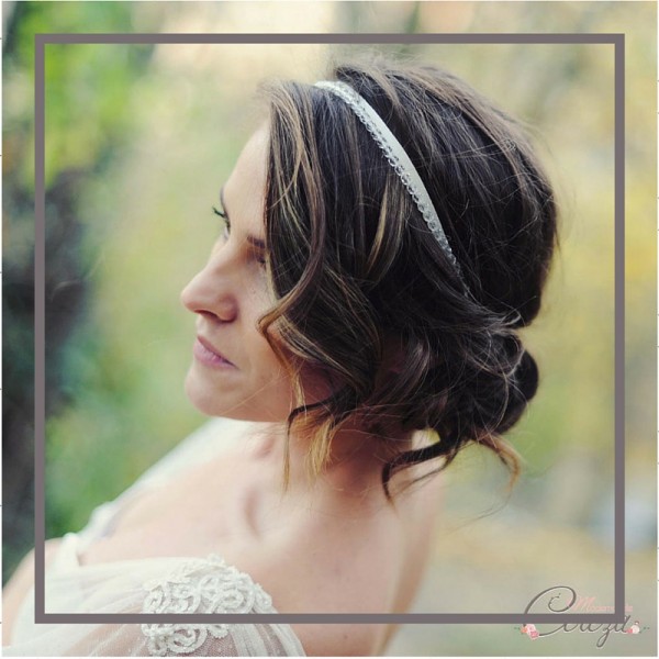 coiffure mariée cheveux mi longs idée headband cereza mademoiselle