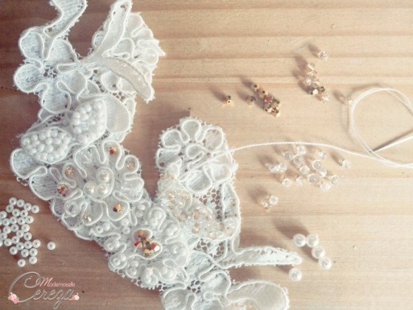 accessoires mariage dentelle perles atelier creation française