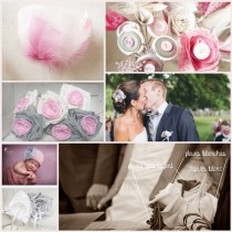 mariage rose gris blanc bijoux accessoires mariee cereza mademoiselle