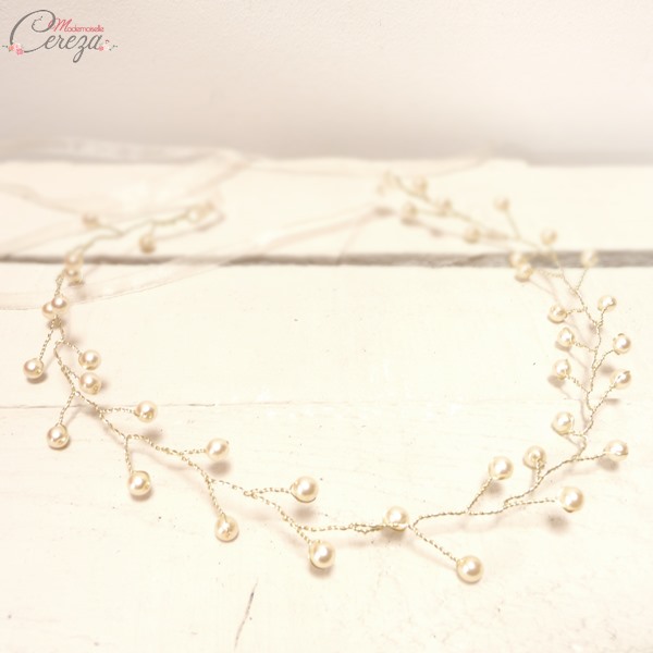 bijoux mariage perles personnalisables headband mariee perles mademoiselle cereza