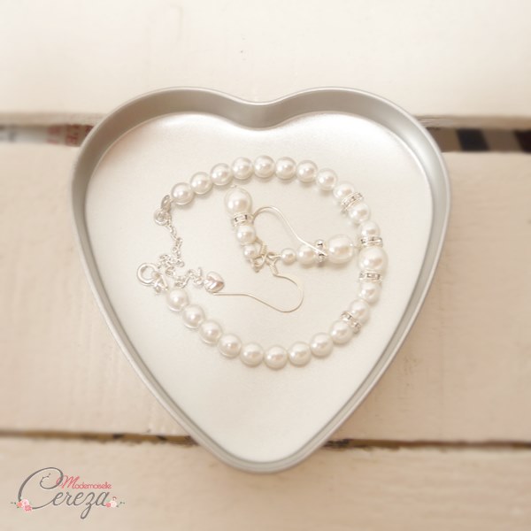 bijoux mariage bracelet perles cristal strass personnalisable mademoiselle cereza