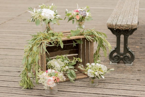 mariage bohème chic à Paris décoration florale détail