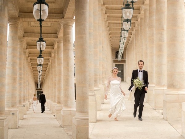 mariage bohème chic à Paris shooting inspiration