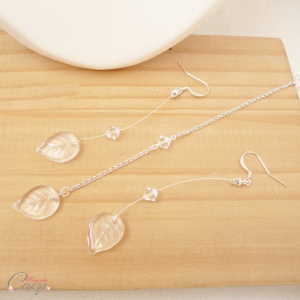 bijoux mariage cristal simple nature