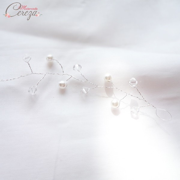bijoux perles headband mariage simple boheme chic