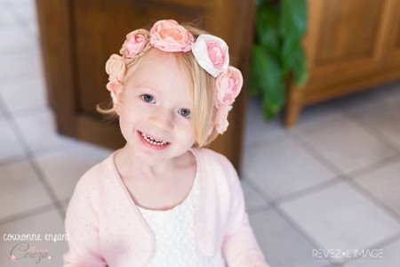 Couronne de fleurs enfant, jolie nouveauté mariage - Melle Cereza blog