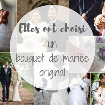 l'idée bouquet de mariée original en tissu