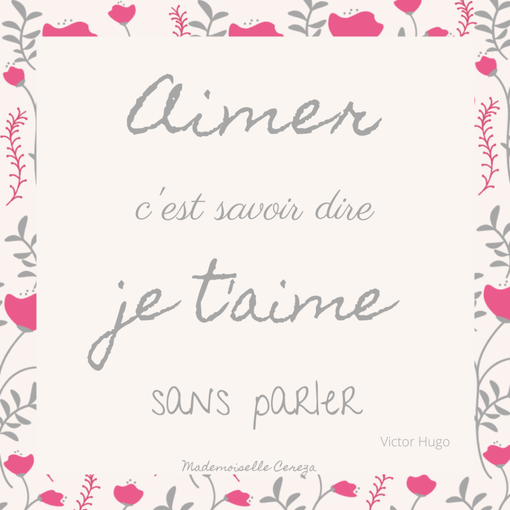 aimer savoir dire je t aime sans parler