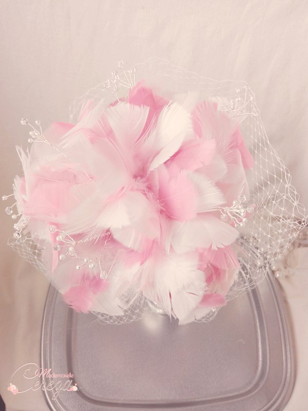 bouquet plumes mariage