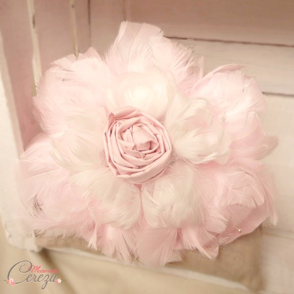 bouquet plumes mariage