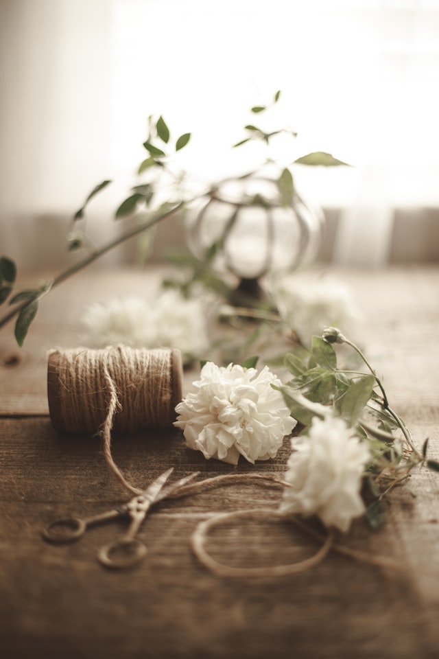 bouquet plumes mariage